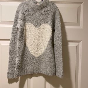 JCrew Crewcuts Heart Sweater ~ Perfect for the cold weather
